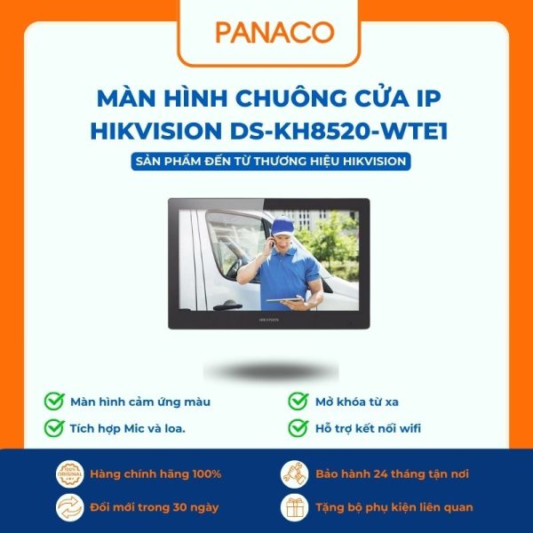 Màn hình chuông cửa IP HIKVISION DS-KH8520-WTE1
