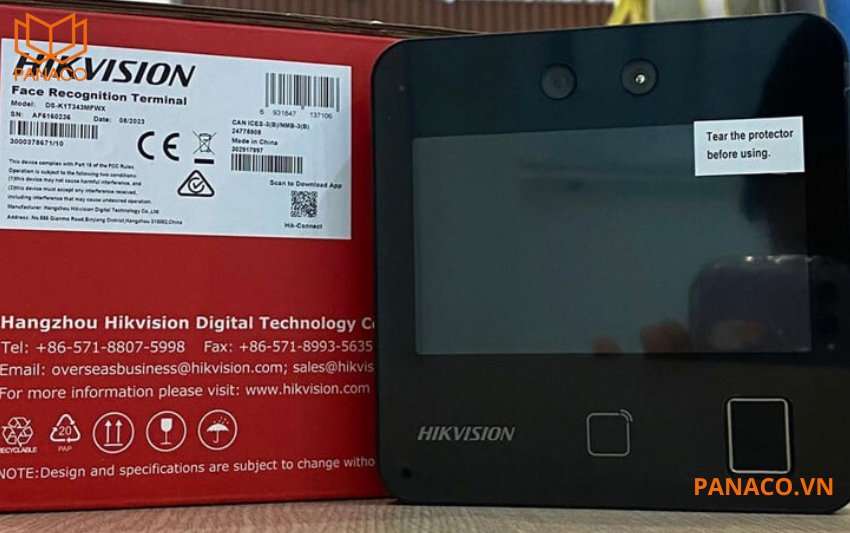 Máy chấm công 3 in 1 hikvision DS-K1T343MFWX