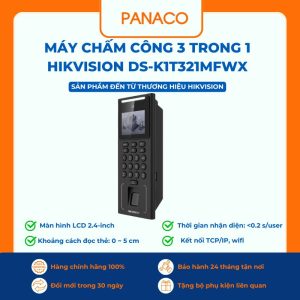 Máy chấm công 3 trong 1 HIKVISION DS-K1T321MFWX