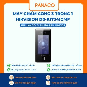 Máy chấm công 3 trong 1 HIKVISION DS-K1T341CMF