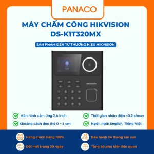 Máy chấm công nhận diện khuôn mặt HIKVISION DS-K1T320MX