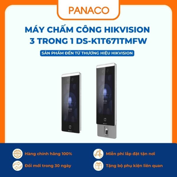 Máy chấm công Hikvision DS-K1T671TMFW