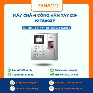 Máy chấm công vân tay DS-K1T8003F