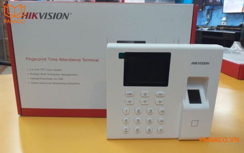 Máy chấm công vân tay Hikvision DS-K1T8003F