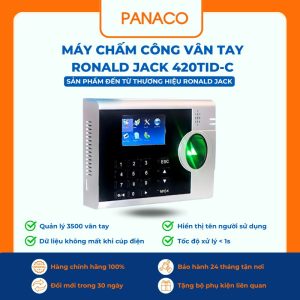 Máy chấm công vân tay Ronald Jack 420TID-C