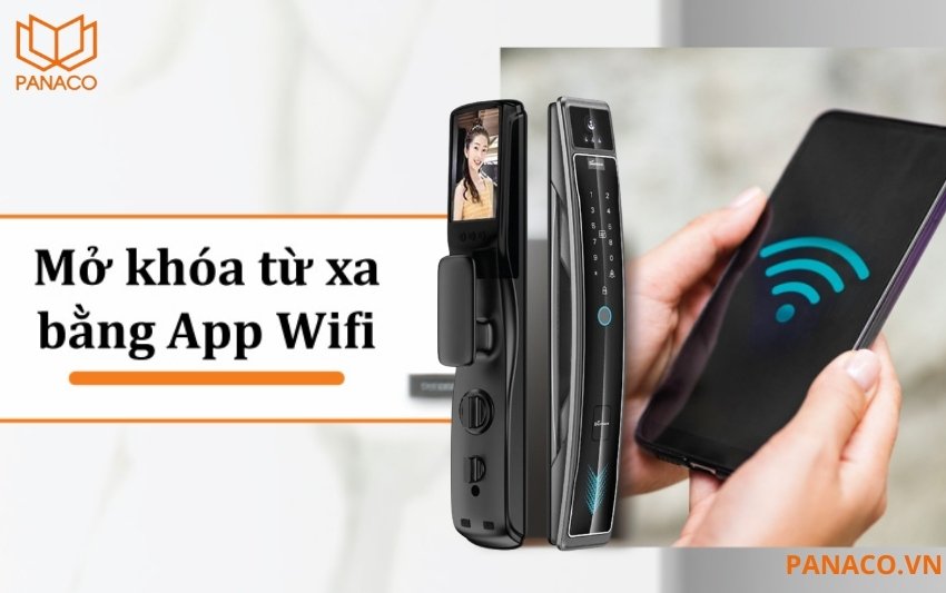 Demax EL918 MG mở khóa từ xa bằng App Wi-Fi