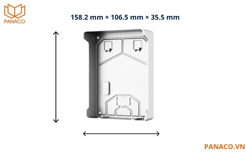 Kích thước của nắp QTA-VDP02R thiết