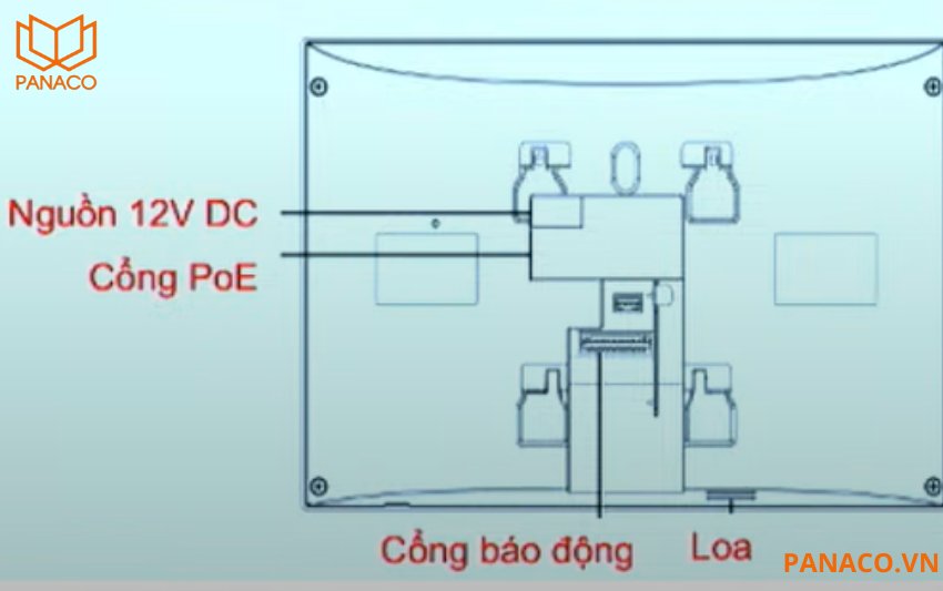 Nguồn cấp linh hoạt với tùy chọn DC12V hoặc PoE