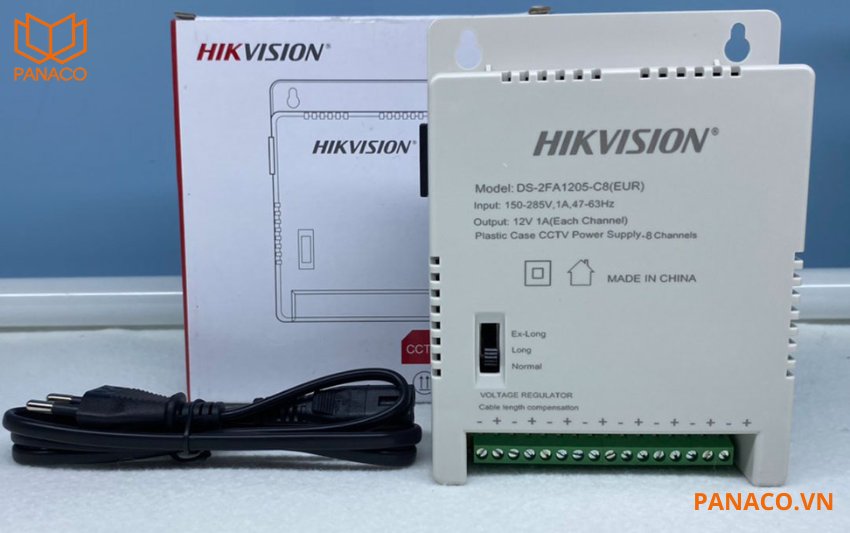 Nguồn tổng cho 8 camera hikvision DS-2FA1205-C8(EUR)