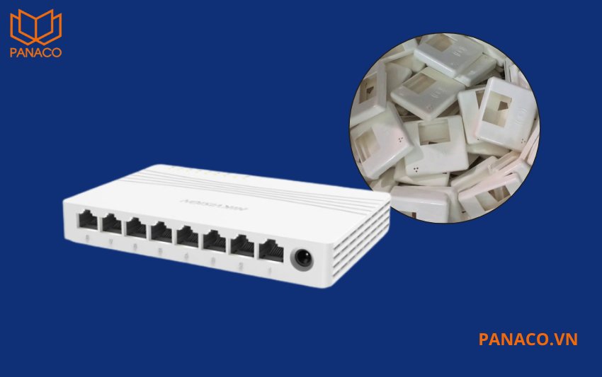 DS-3E0508D-E được thiết kế vỏ nhựa có trọng lượng nhẹ, dễ di chuyển mà còn có độ bền cao