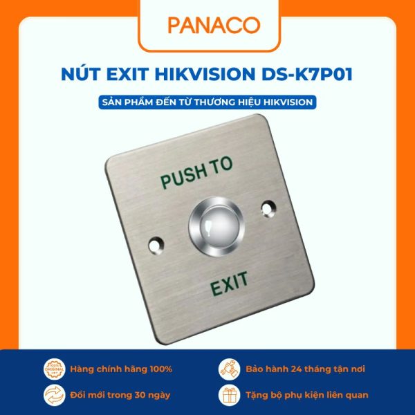 Nút Exit HIKVISION DS-K7P01