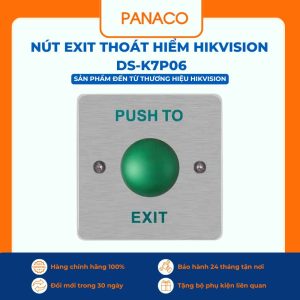 Nút Exit Thoát Hiểm Hikvision DS-K7P06