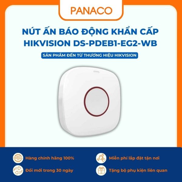 Nút ấn báo động khẩn cấp Hikvision DS-PDEB1-EG2-WB
