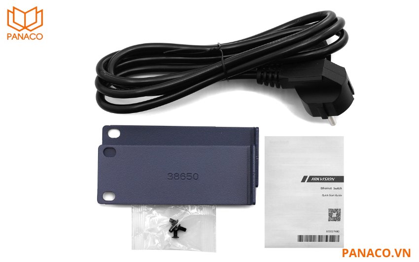 Phụ kiện kèm theo khi mua switch hikvision DS-3E0524-E(B)