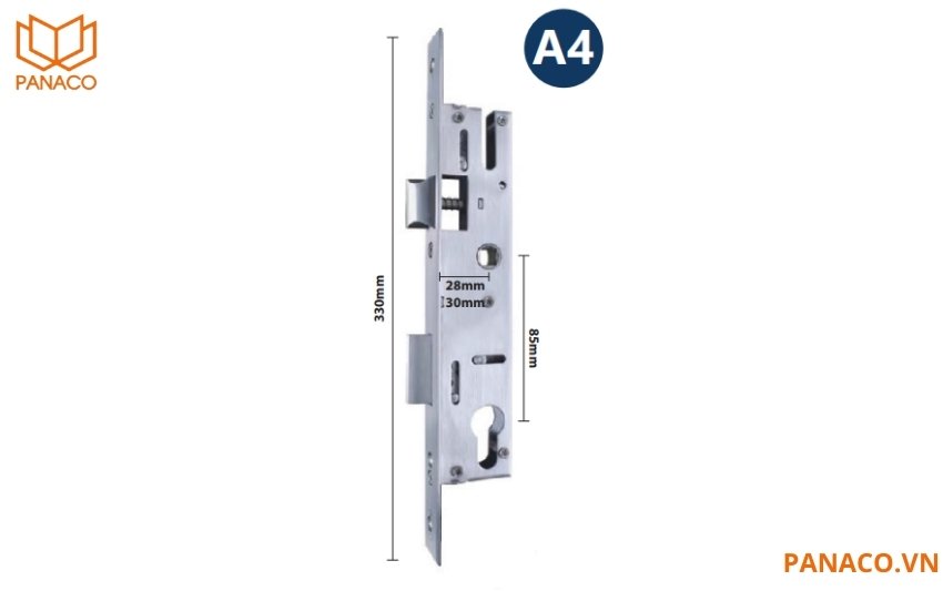 Kích thước của ruột khóa Laffer A4