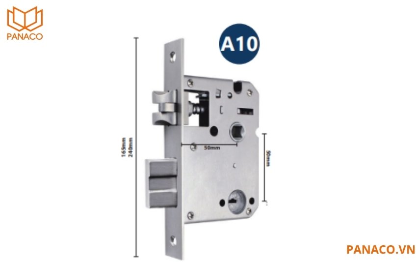 Kích thước của ruột khóa Laffer A10