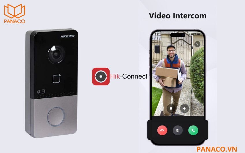 Nút nhấn chuông SH-VDP603-PE gọi video trực tiếp đến điện thoại mà không cần màn hình