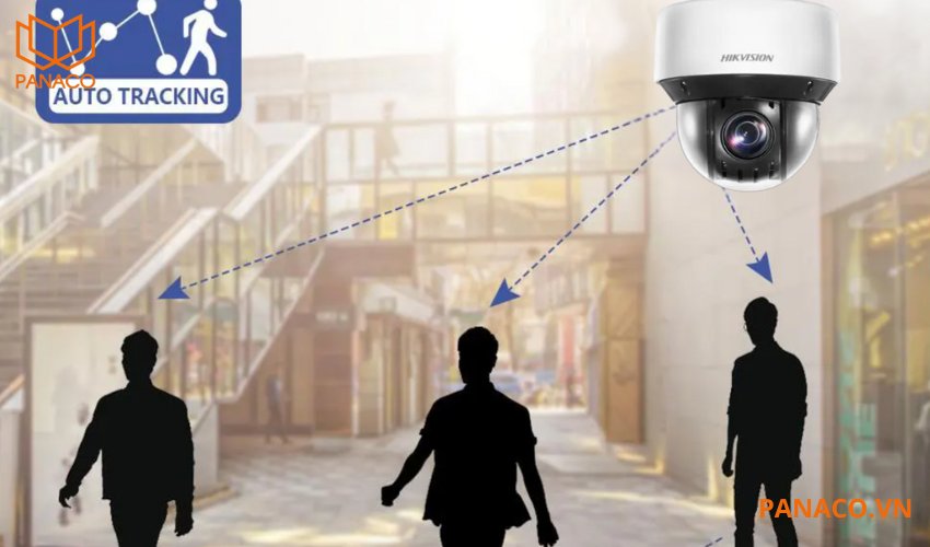 Smart Tracking cho phép camera tự động theo dõi các đối tượng di chuyển