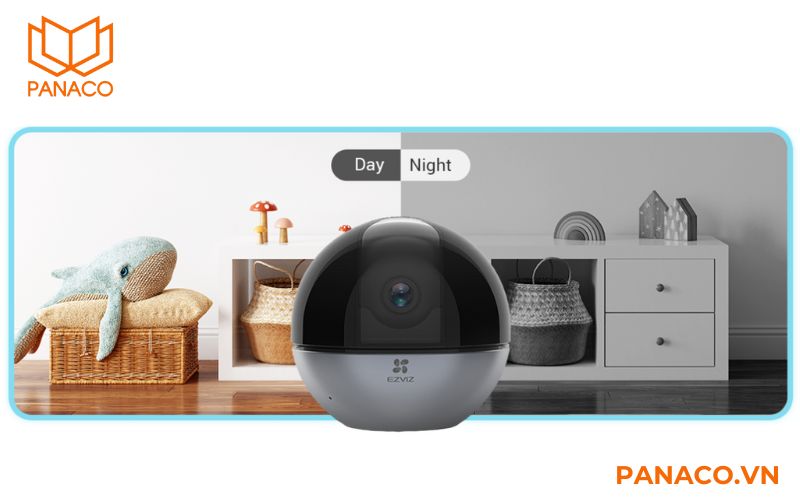 Camera wifi không dây E6 sở hữu 2 đèn hồng ngoại