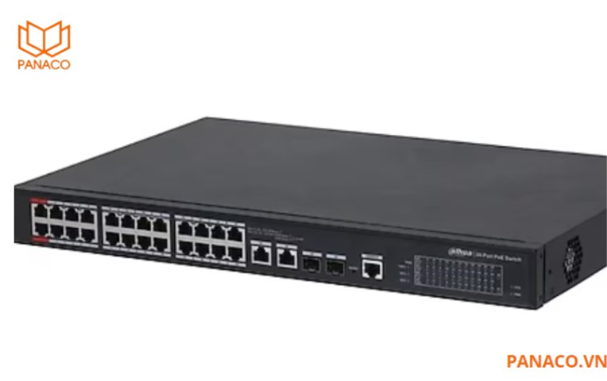 Switch DH-PFS4226-24ET-240 trang bị 24 cổng POE