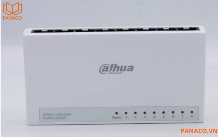 DH-PFS3008-8ET-L có khả năng chống sét 2KV, giúp bảo vệ thiết bị an toàn trước các hiện tượng điện áp đột ngột do thiên nhiên gây ra