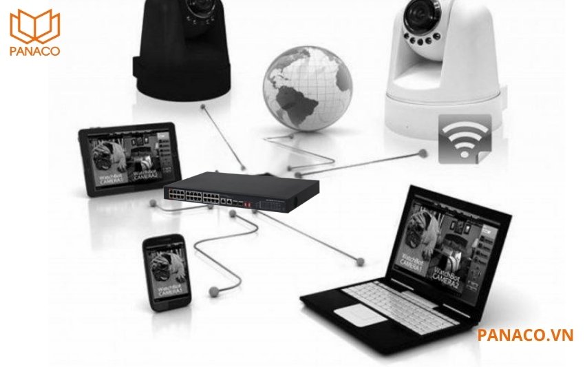 Switch KX-CSW24-PFL có thể cấp nguồn mạnh mẽ cho các thiết bị