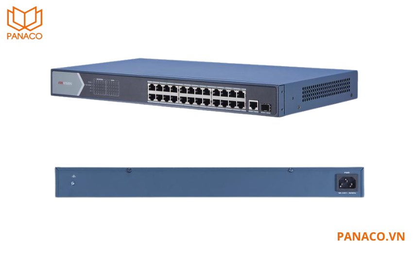 Switch POE hikvision 24 cổng Gigabit 1000Mbps DS-3E0526P-E
