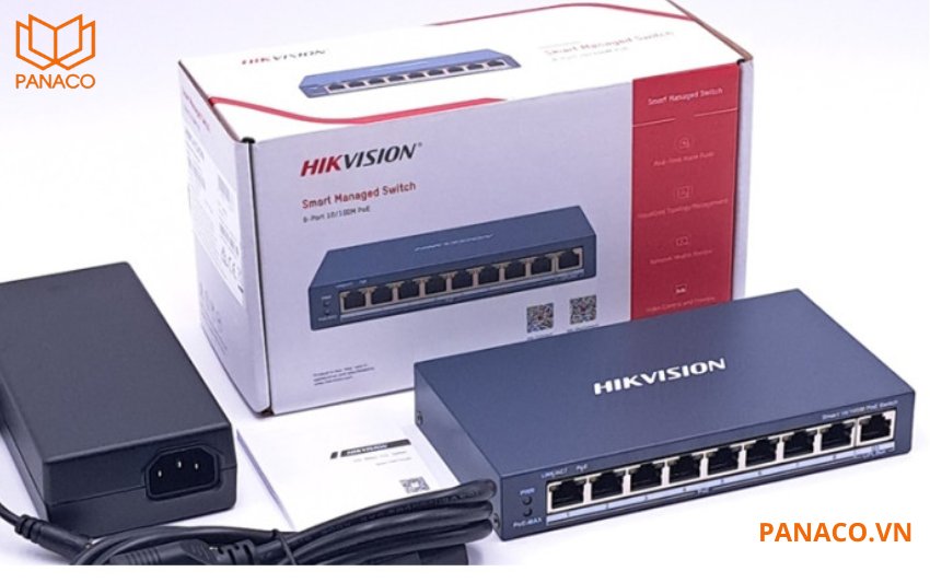 Switch POE hikvision 8 cổng thông minh DS-3E1309P-EI/M