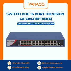 Switch Poe 16 Port Hikvision DS-3E0318P-E/M(B)