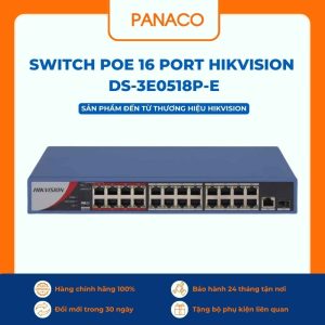 Switch Poe 16 Port Hikvision DS-3E0518P-E