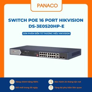 Switch Poe 16 Port Hikvision DS-3E0520HP-E