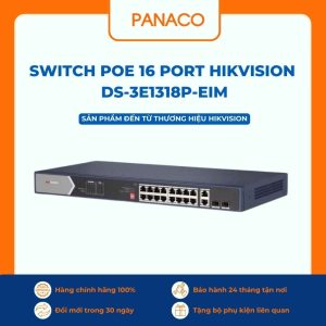 Switch Poe 16 Port Hikvision DS-3E1318P-EI/M