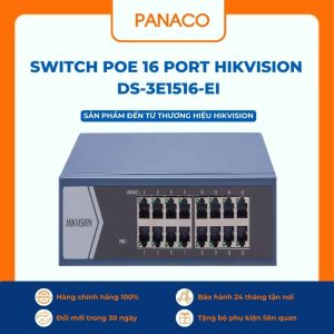 Switch Poe 16 Port Hikvision DS-3E1516-EI