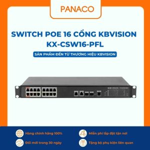 Switch Poe 16 cổng Kbvision KX-CSW16-PFL