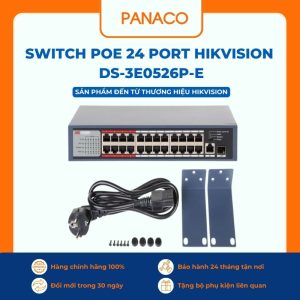 Switch Poe 24 Port Hikvision DS-3E0526P-E