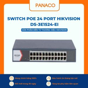 Switch Poe 24 Port Hikvision DS-3E1524-EI