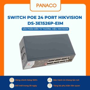 Switch Poe 24 Port Hikvision DS-3E1526P-EI/M