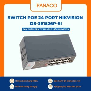 Switch Poe 24 Port Hikvision DS-3E1526P-SI