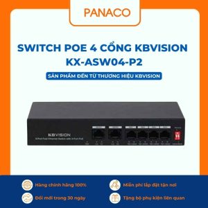 Switch Poe 4 cổng Kbvision KX-ASW04-P2