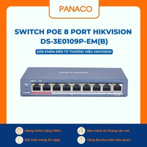 Switch Poe 8 Port Hikvision DS-3E0109P-E/M(B)