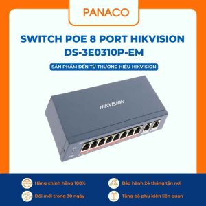 Switch Poe 8 Port Hikvision DS-3E0310P-E/M