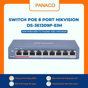 Switch Poe 8 Port Hikvision DS-3E1309P-EI/M