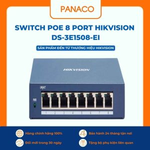 Switch Poe 8 Port Hikvision DS-3E1508-EI