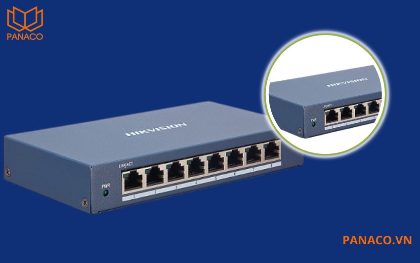 DS-3E1508-EI thiết kế vỏ kim loại tăng độ bền, chống chịu va đập và tản nhiệt hiệu quả hơn so với các mẫu vỏ nhựa thông thường