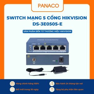 Switch mạng 5 cổng Hikvision DS-3E0505-E