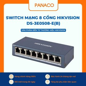 Switch mạng 8 cổng Hikvision DS-3E0508-E(B)