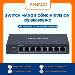 Switch mạng 8 cổng Hikvision DS-3E0508P-O