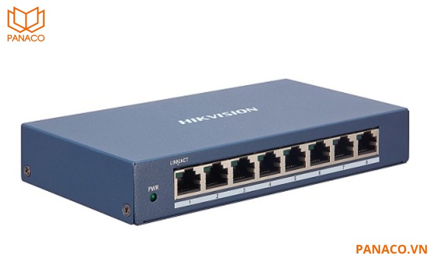 Switch mạng hikvision 8 cổng Gigabit 1000Mbps DS-3E1508-EI