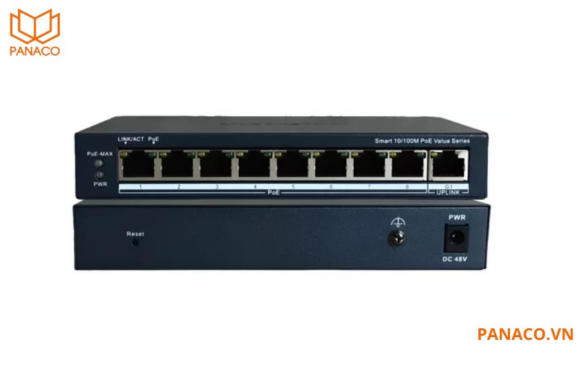 Switch DS-3E1309P-EI/M sử dụng vỏ kim loại chắc chắn