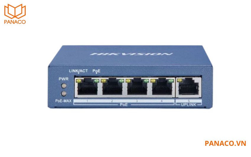 DS-3E0505HP-E ngăn chặn kết nối trực tiếp giữa các thiết bị được cắm vào cùng switch, giảm thiểu nguy cơ xâm nhập từ bên ngoài 